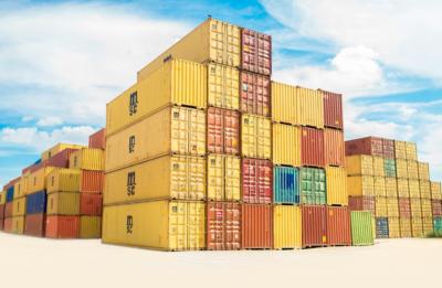 Logistics infrastructure, containers